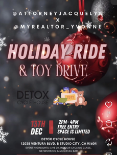 Holiday Ride & Toy Drive Flyer