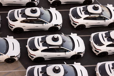 Alphabet Waymo Storage Facility in San Francisco stock photo
