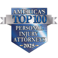American's Top 100 Shield | Personal Injury Attorneys 2025