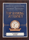American Association of Attorney Advocates: Top Ranking Attorney